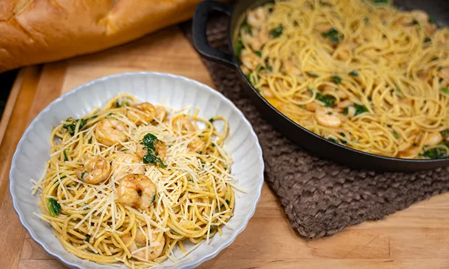 Save Summer Dinners with Shrimp Spaghetti