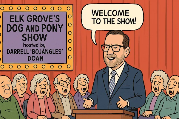 Elk Grove News Minute - The Ultimate Elk Grove Dog and Pony Show!